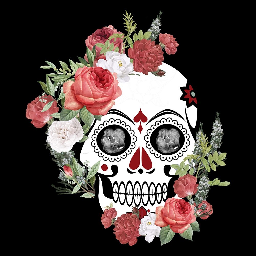 Skull Roses art print by Kimberly Allen for $57.95 CAD