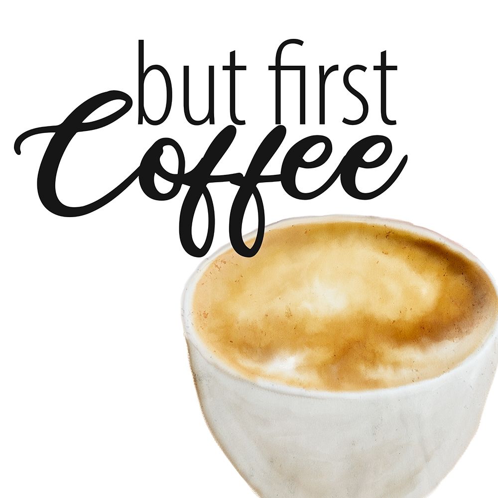 Coffee First 1 art print by Kimberly Allen for $57.95 CAD