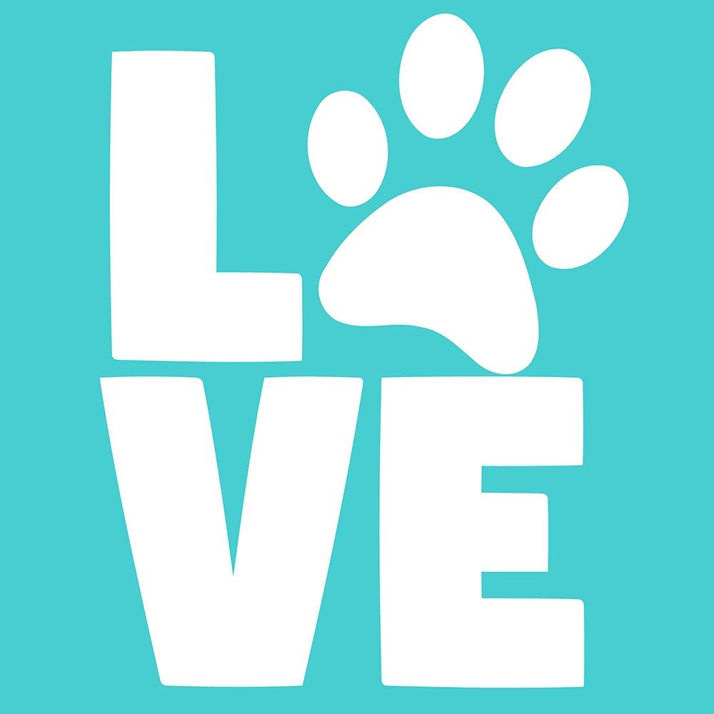 Love Paw Blue art print by Kimberly Allen for $57.95 CAD