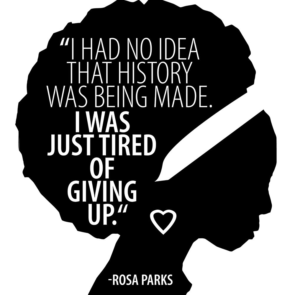 Rosa Parks Quote art print by Kimberly Allen for $57.95 CAD