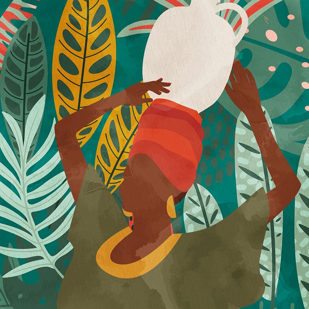 Palm Walk 1 art print by Kimberly Allen for $57.95 CAD