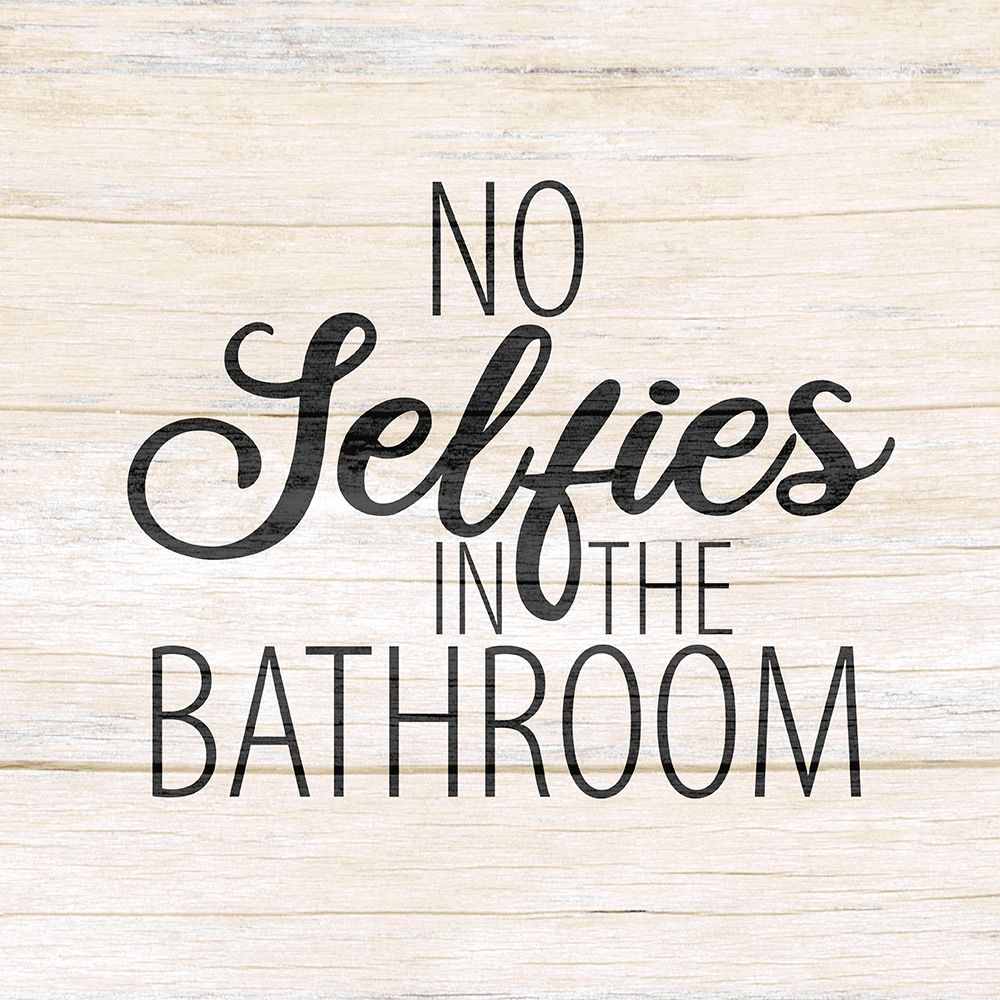 No Selfies art print by Kimberly Allen for $57.95 CAD