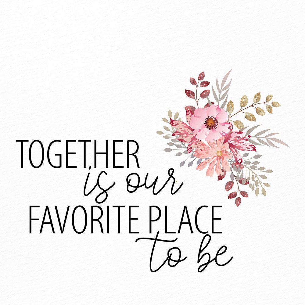 Together Flowers art print by Kimberly Allen for $57.95 CAD