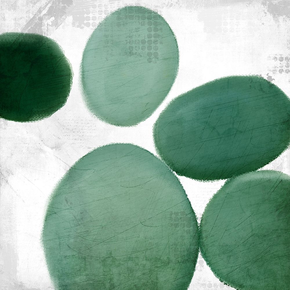 Geo Greens 1 art print by Kimberly Allen for $57.95 CAD