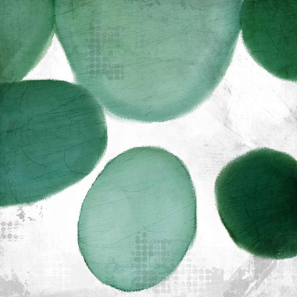 Geo Greens 2 art print by Kimberly Allen for $57.95 CAD