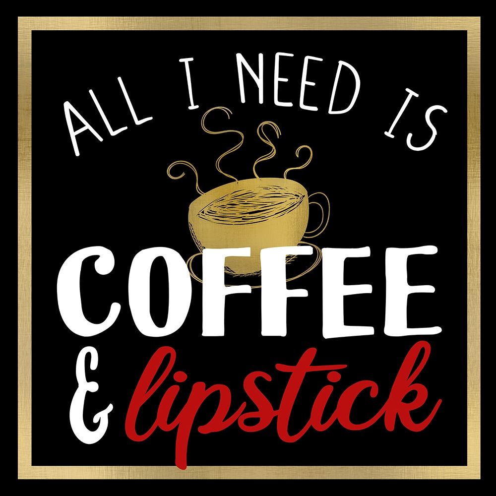 Coffee Lipstick 1 art print by Kimberly Allen for $57.95 CAD