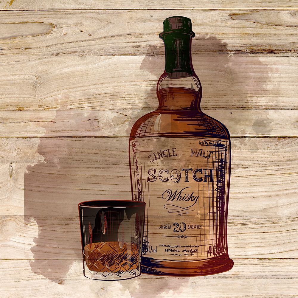 Whiskey 2 art print by Kimberly Allen for $57.95 CAD
