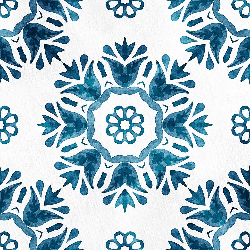 Blue Hue Tile 1 art print by Kimberly Allen for $57.95 CAD