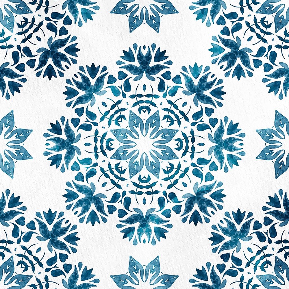 Blue Hue Tile 3 art print by Kimberly Allen for $57.95 CAD