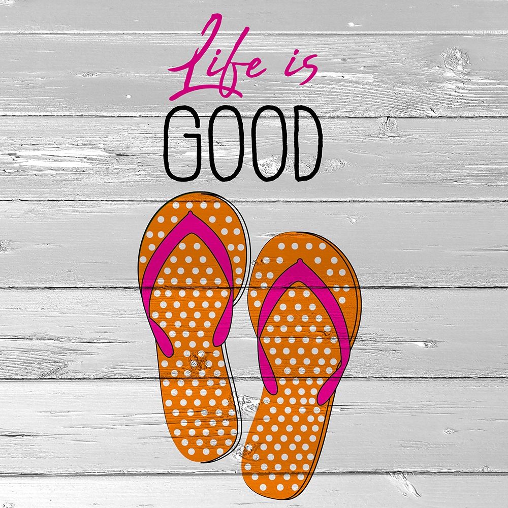 Flip Flop Life art print by Kimberly Allen for $57.95 CAD
