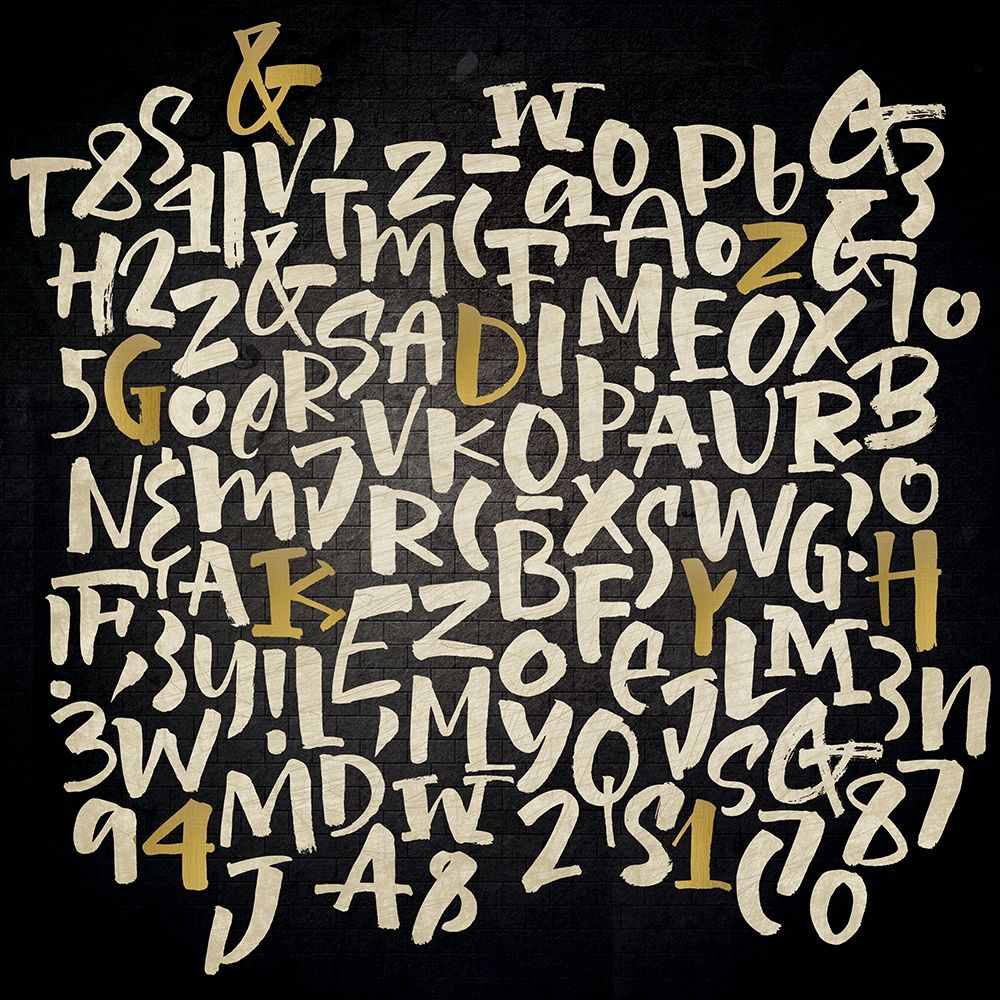 Letters and Punctuation art print by Kimberly Allen for $57.95 CAD