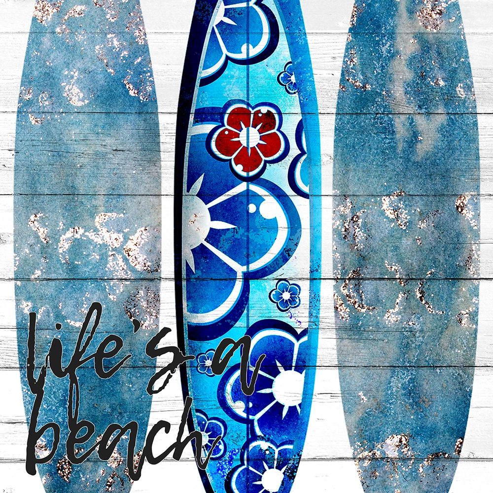 Lifes a Beach art print by Kimberly Allen for $57.95 CAD