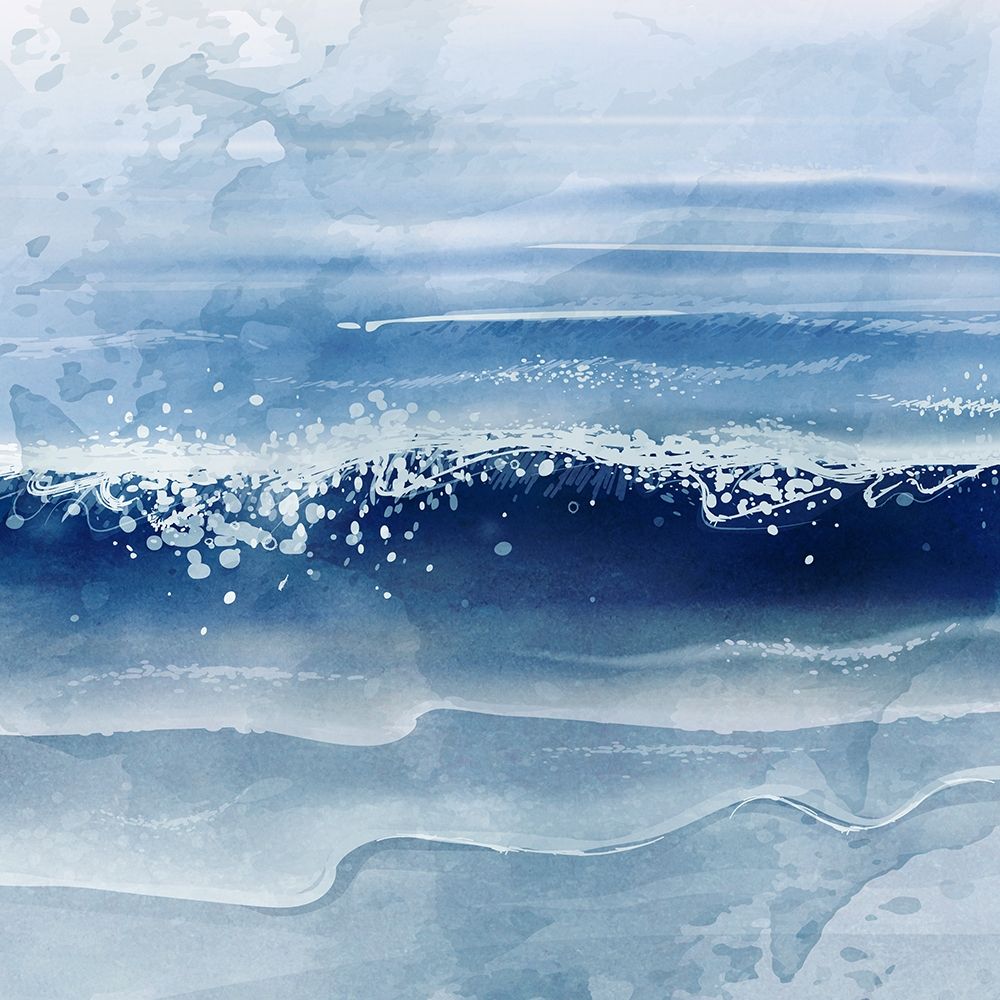 Ocean Waves art print by Kimberly Allen for $57.95 CAD