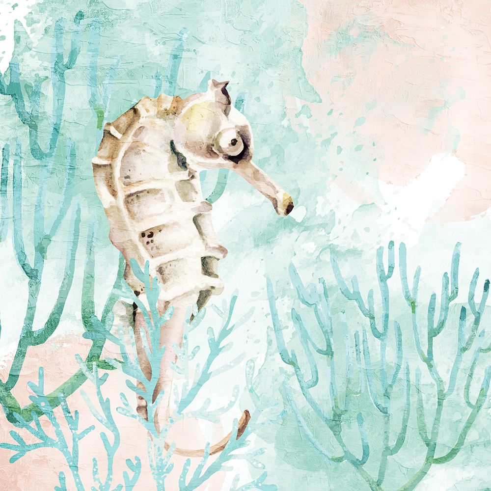 Seahorse Swim art print by Kimberly Allen for $57.95 CAD