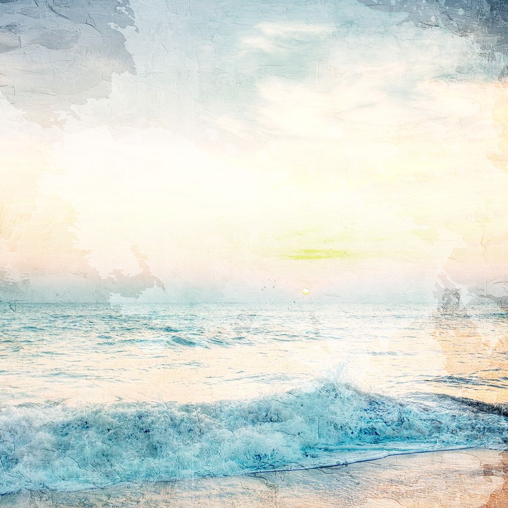 Sunset Waves 2 art print by Kimberly Allen for $57.95 CAD