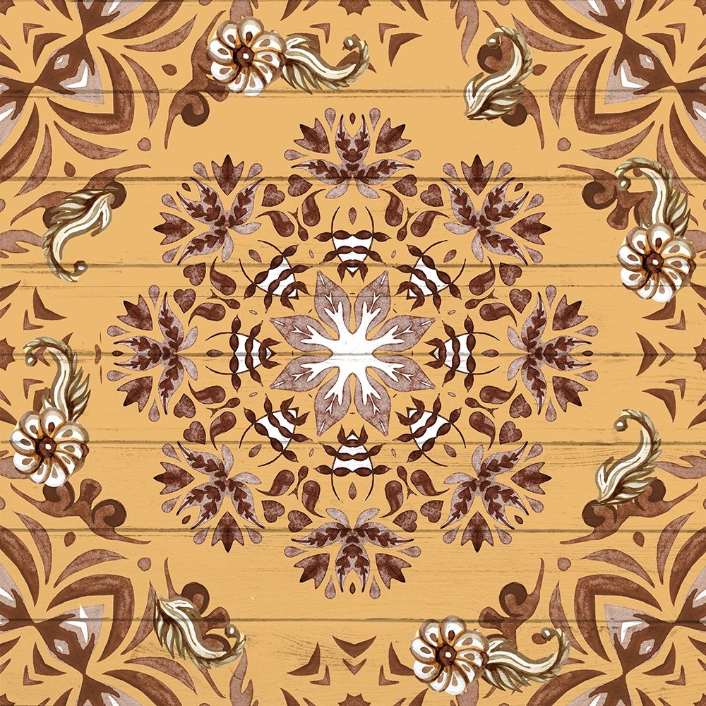 Browns Tiles 1 art print by Kimberly Allen for $57.95 CAD