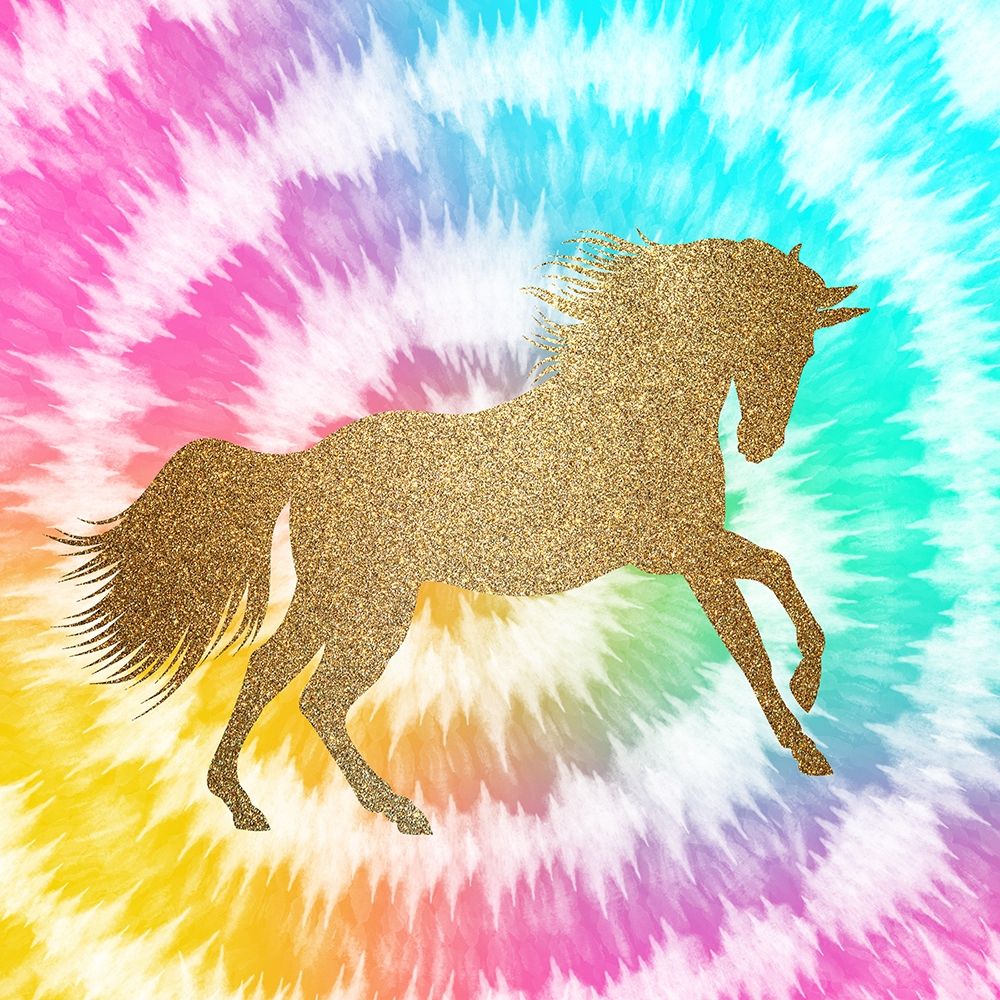 Tie Dye Unicorn 1 art print by Kimberly Allen for $57.95 CAD