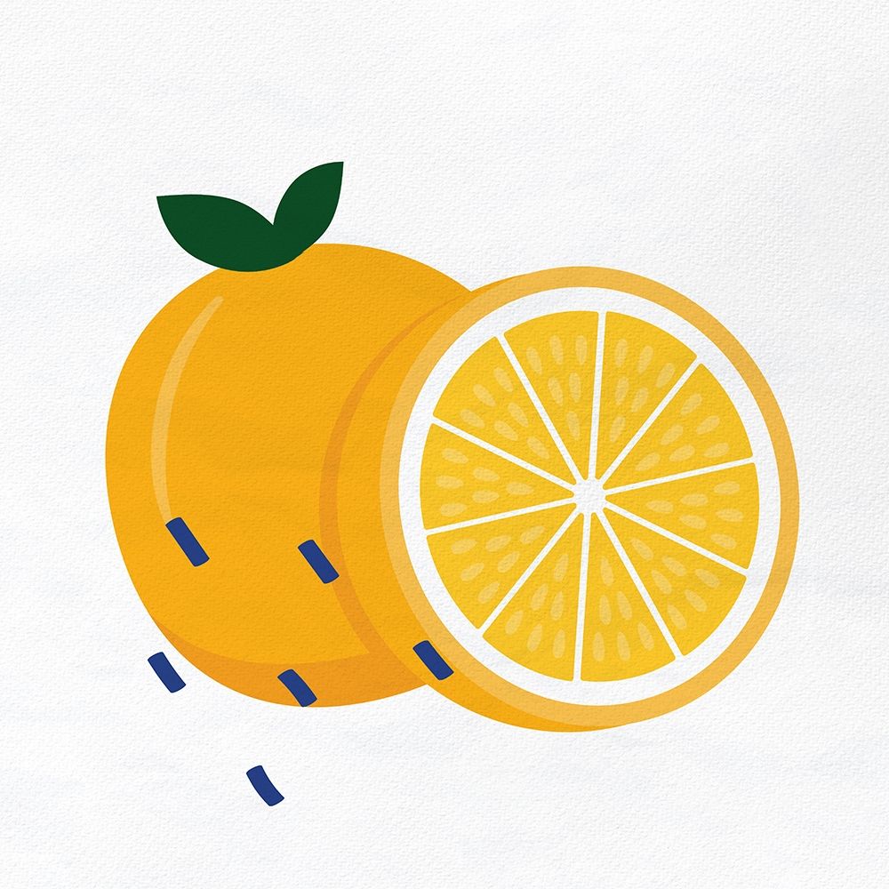 Orange Slice 1 art print by Kimberly Allen for $57.95 CAD