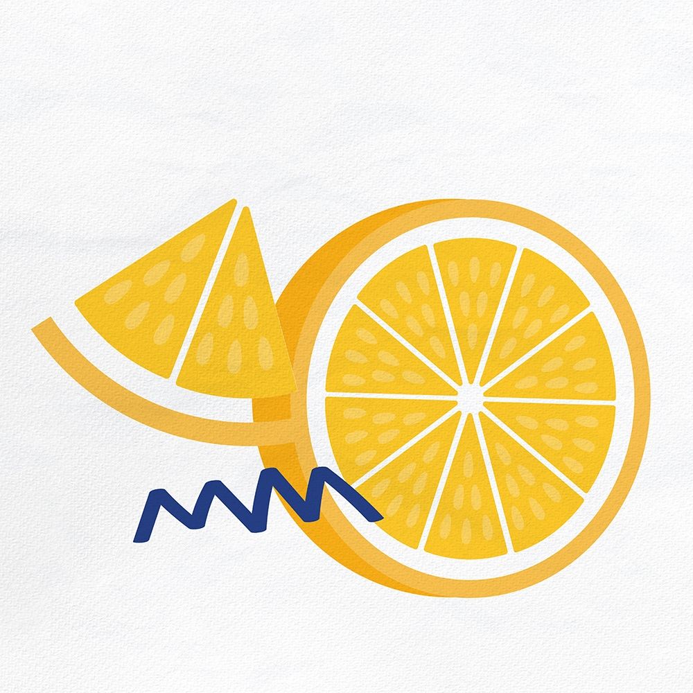 Orange Slice 2 art print by Kimberly Allen for $57.95 CAD