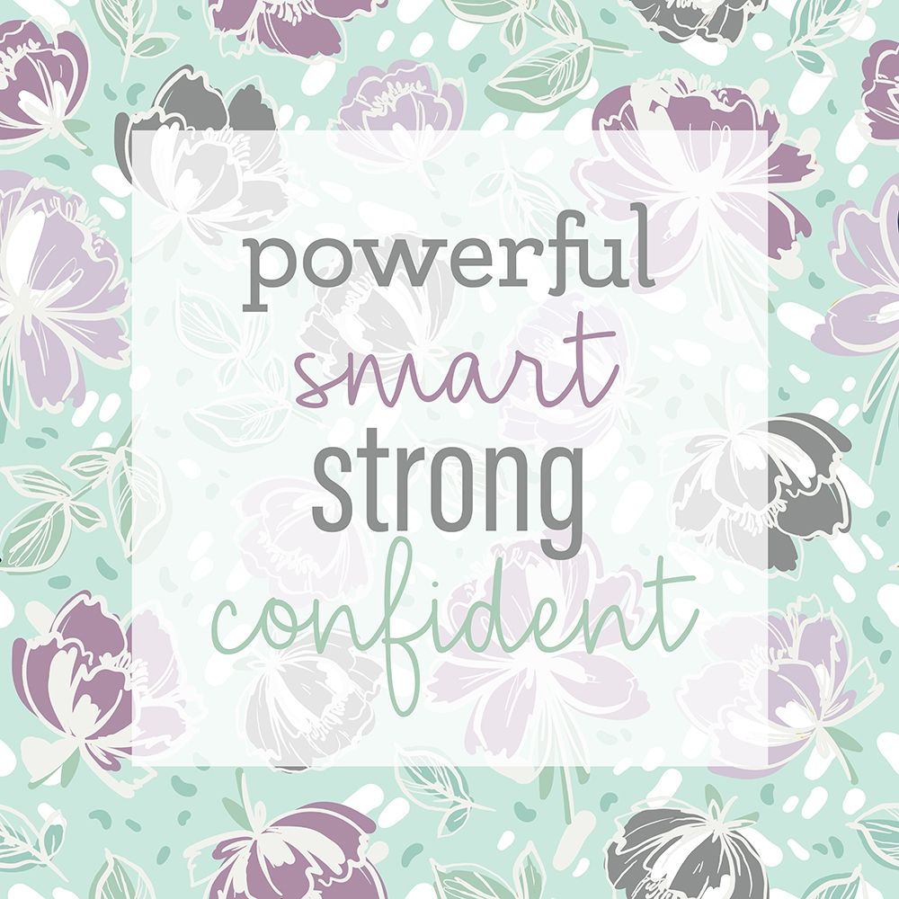 Lilac Florals Pattern Words art print by Kimberly Allen for $57.95 CAD