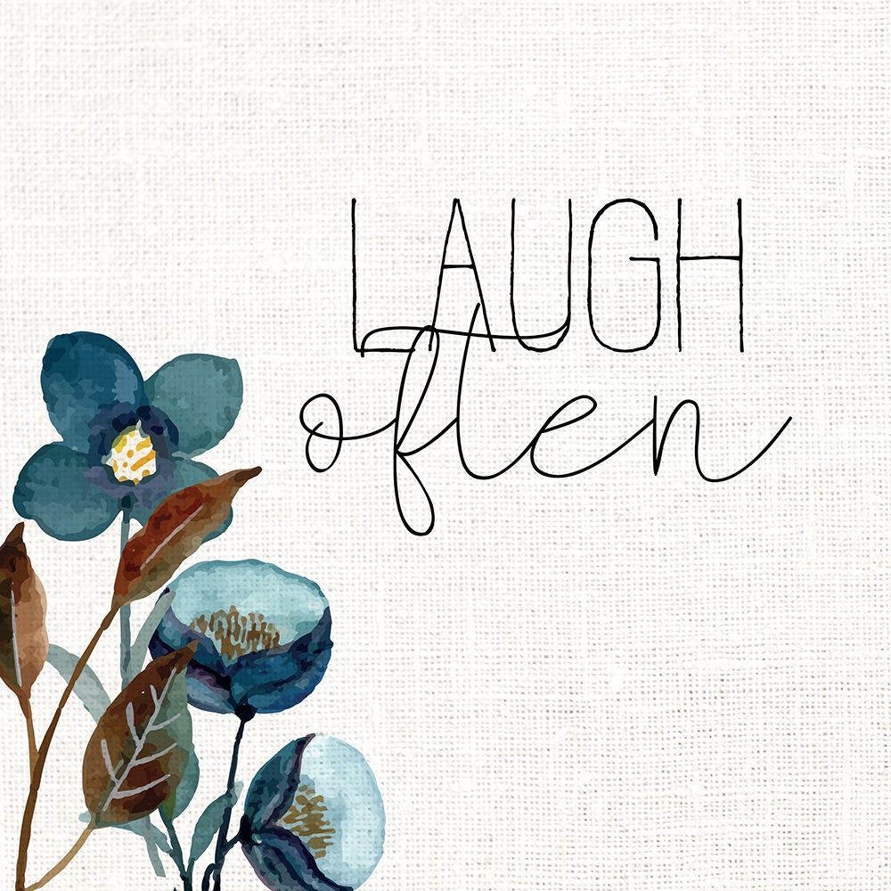 Laugh Often art print by Kimberly Allen for $57.95 CAD