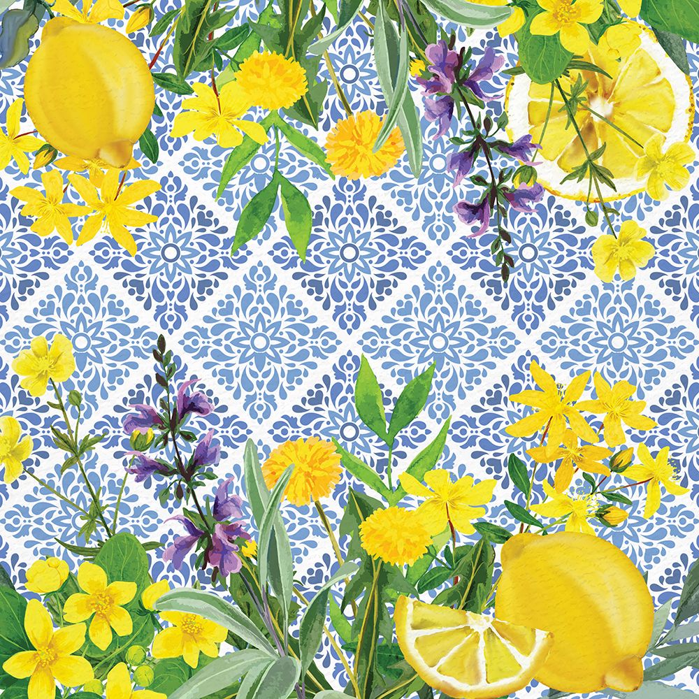 Lemon Tile 3 art print by Kimberly Allen for $57.95 CAD