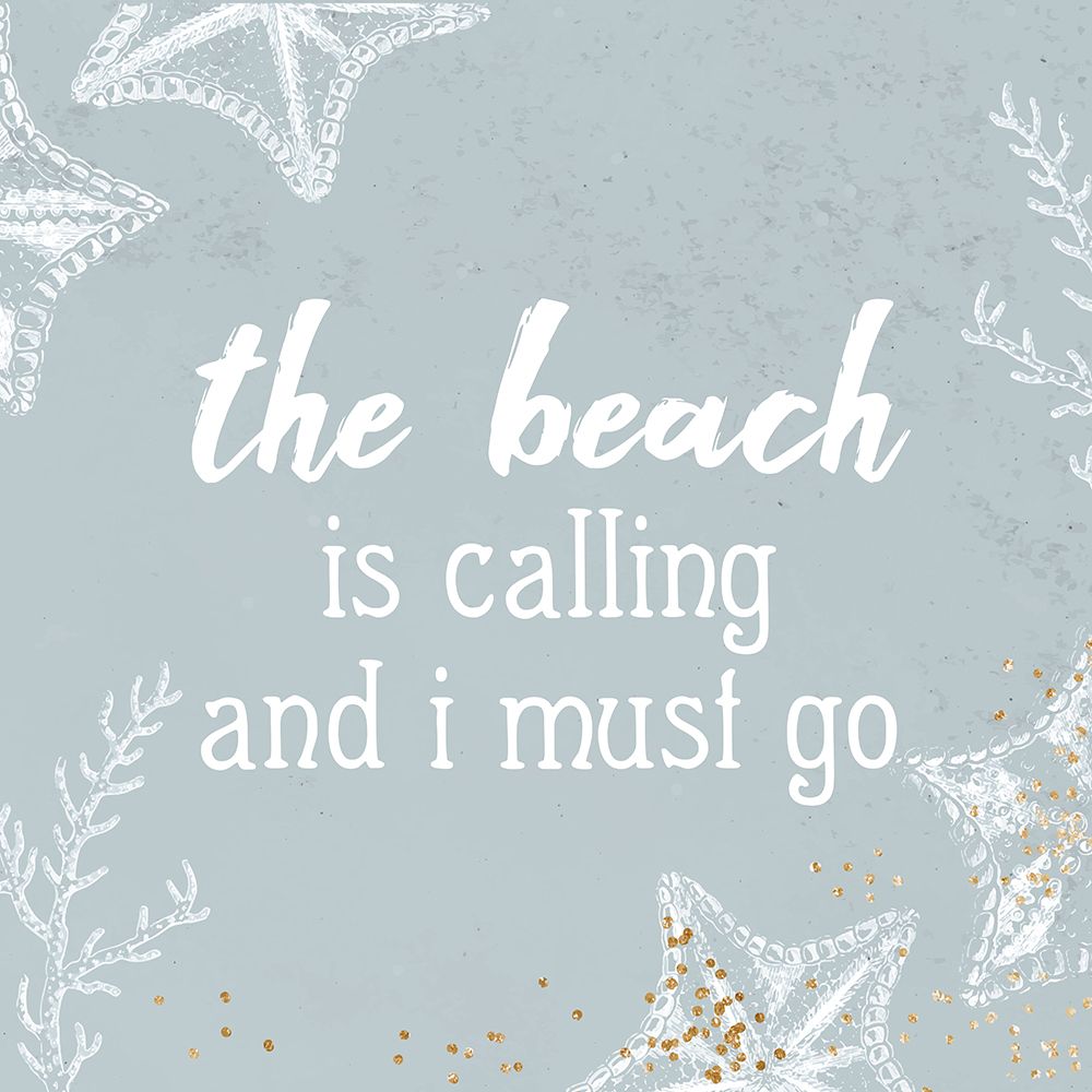 The Beach is Calling art print by Kimberly Allen for $57.95 CAD