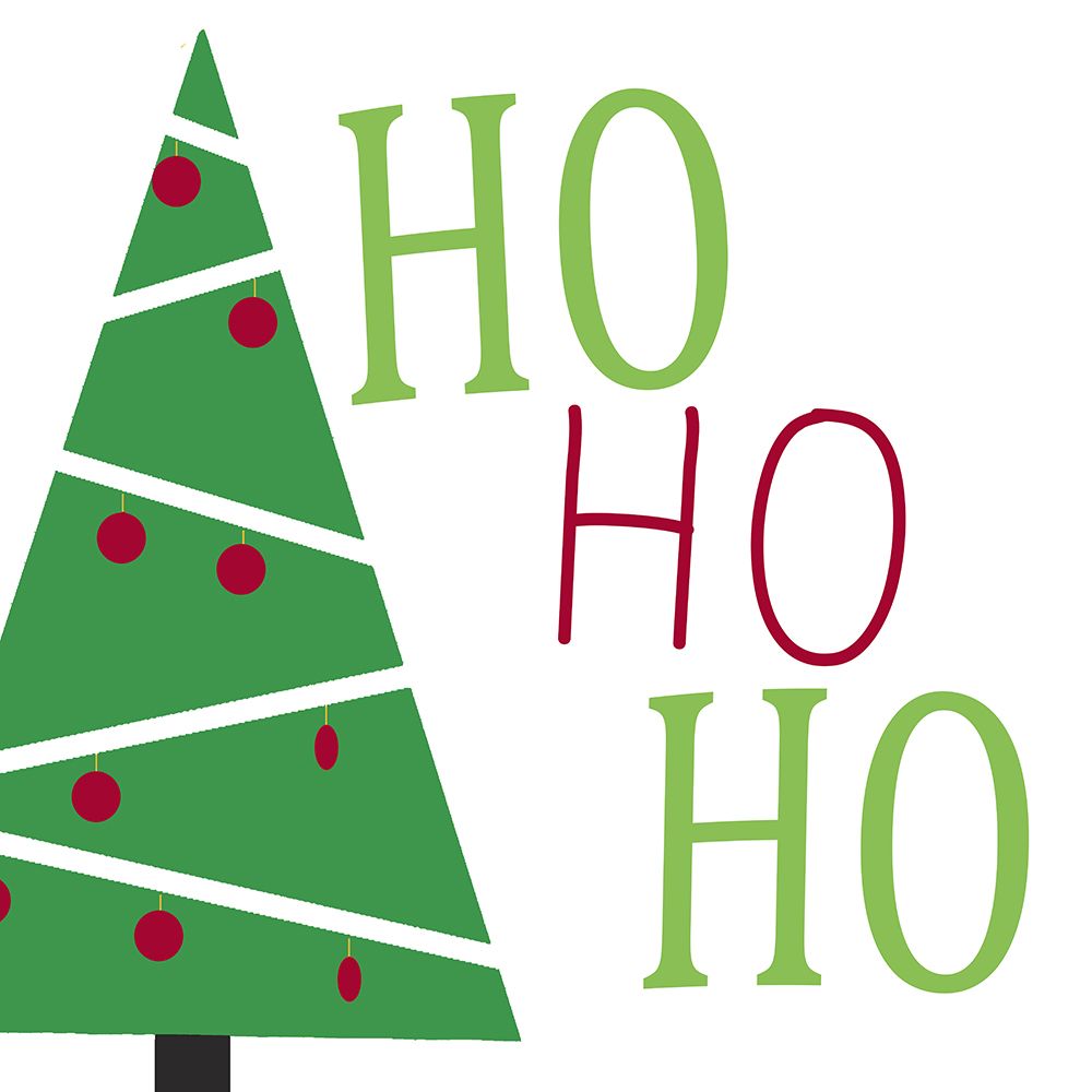 Ho Ho Ho Trees v2 art print by Kimberly Allen for $57.95 CAD