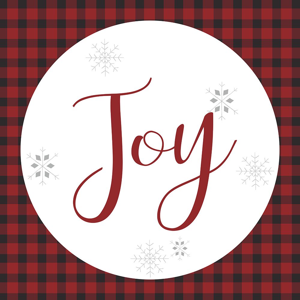 Joy Plaid art print by Kimberly Allen for $57.95 CAD
