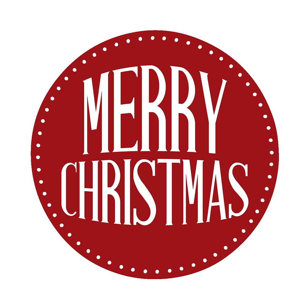 Merry Christmas Circle art print by Kimberly Allen for $57.95 CAD