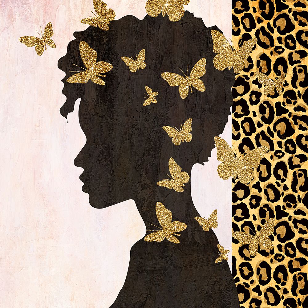 Butterfly Leopard 2 art print by Kimberly Allen for $57.95 CAD