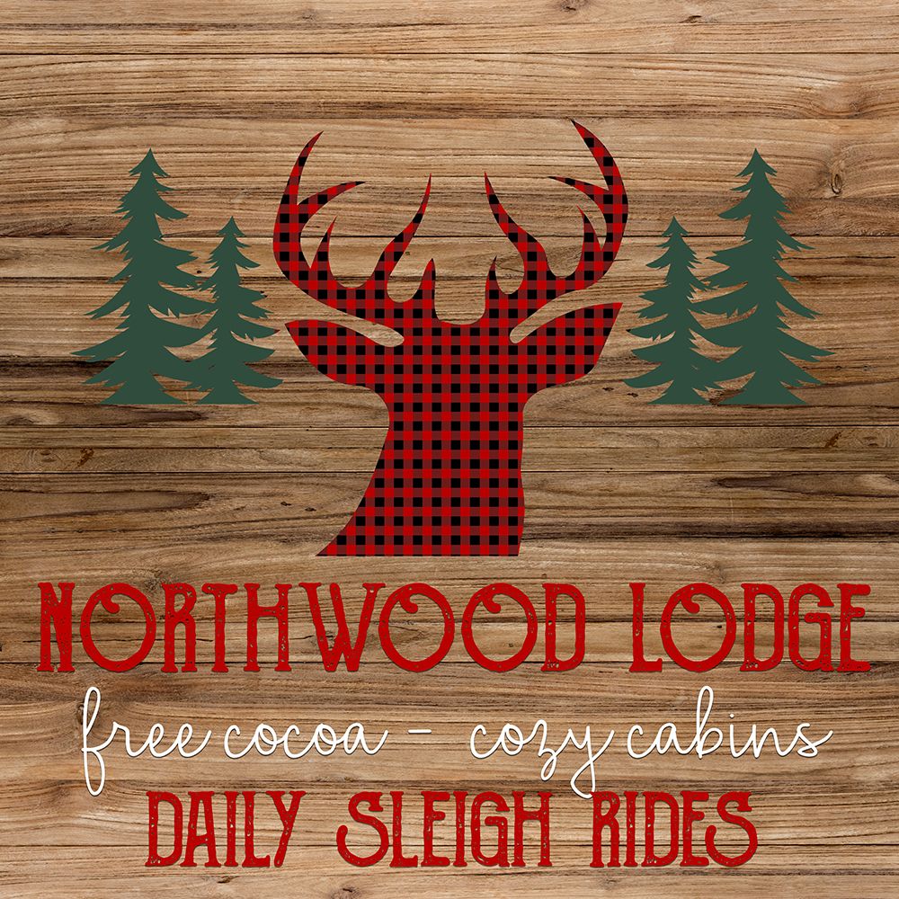 Northwood Lodge art print by Kimberly Allen for $57.95 CAD