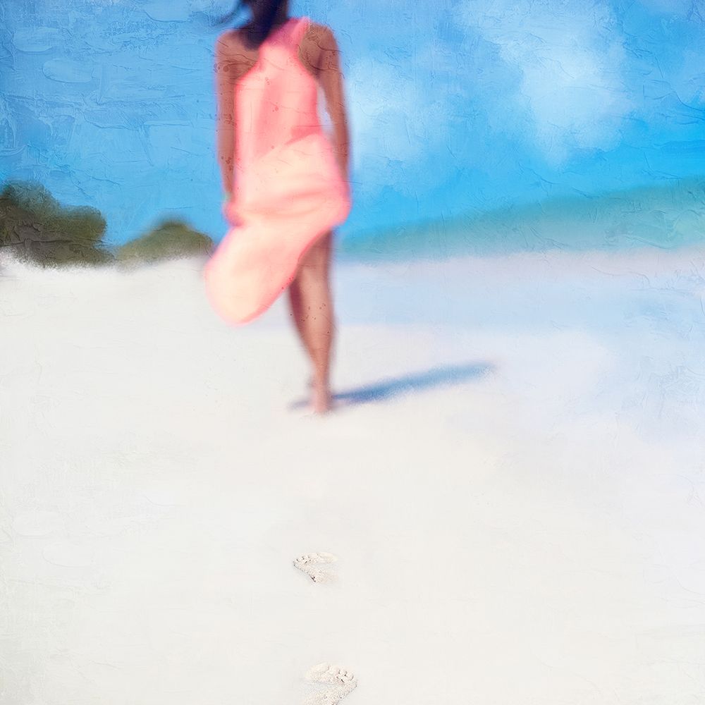 Walk on the Beach art print by Kimberly Allen for $57.95 CAD