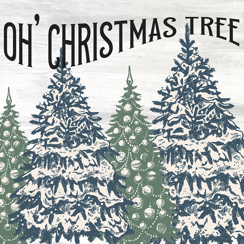 Oh Christmas Tree V2 art print by Kimberly Allen for $57.95 CAD