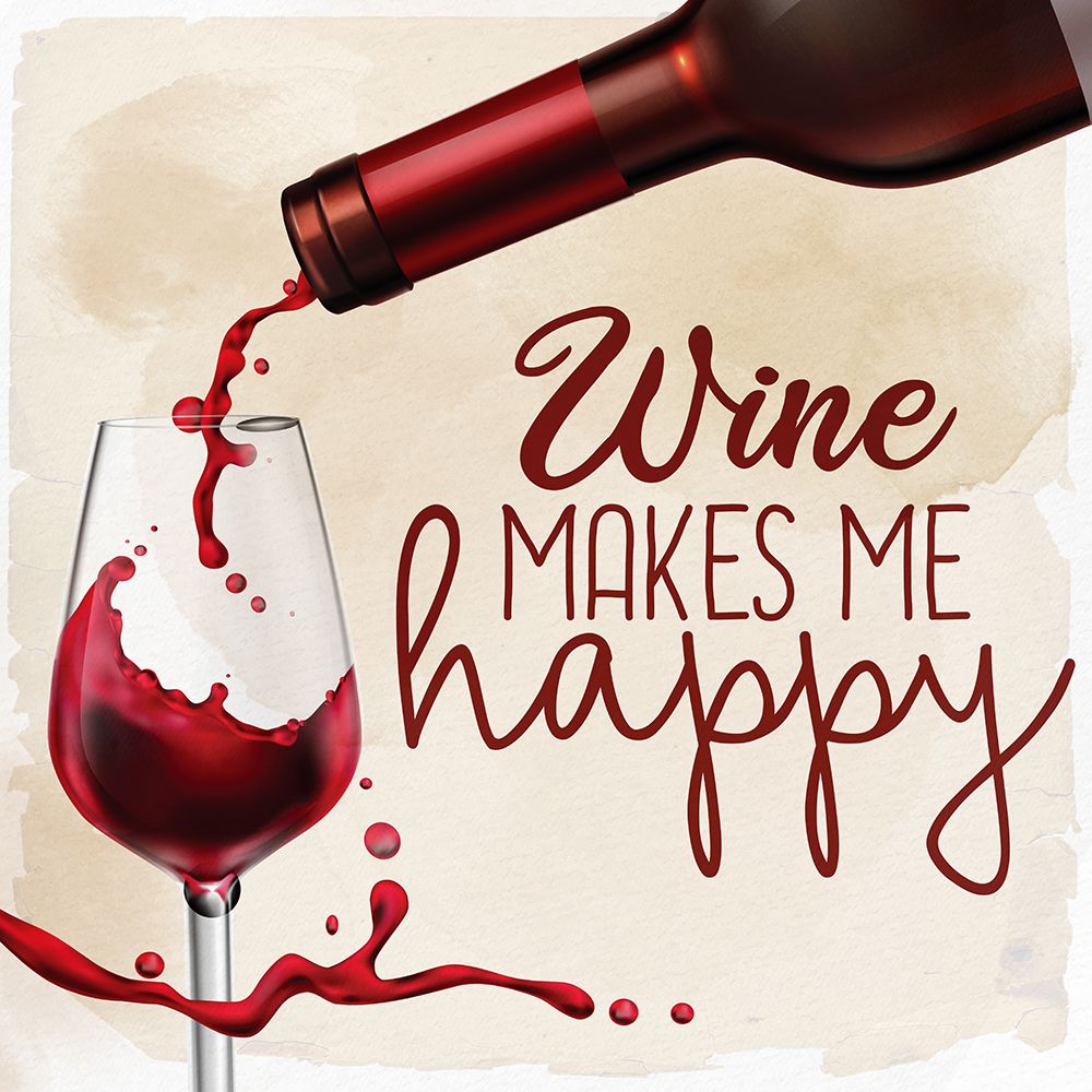 Wine Splash 1 art print by Kimberly Allen for $57.95 CAD