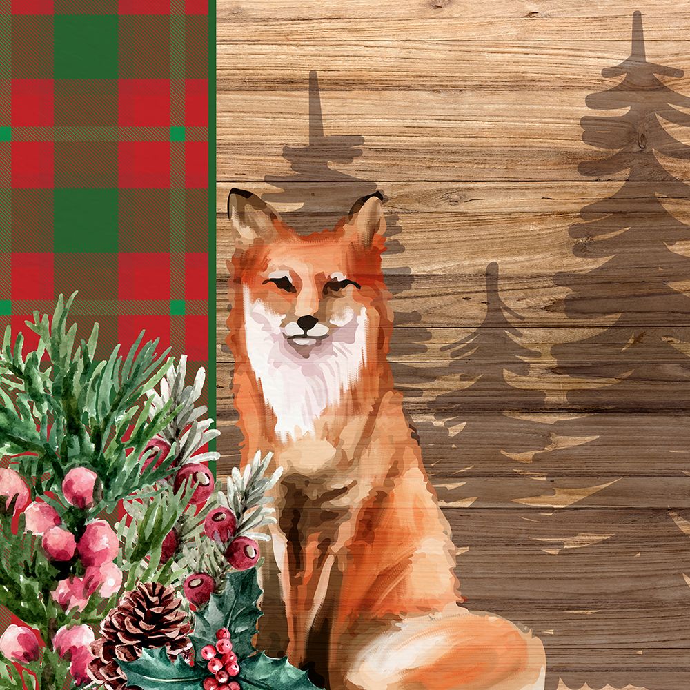 Woodland Christmas Square 3 art print by Kimberly Allen for $57.95 CAD