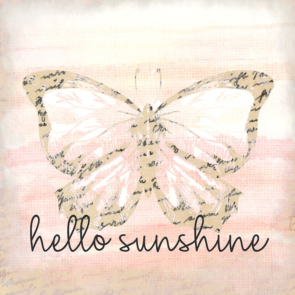 Hello Sunshine Butterfly art print by Kimberly Allen for $57.95 CAD