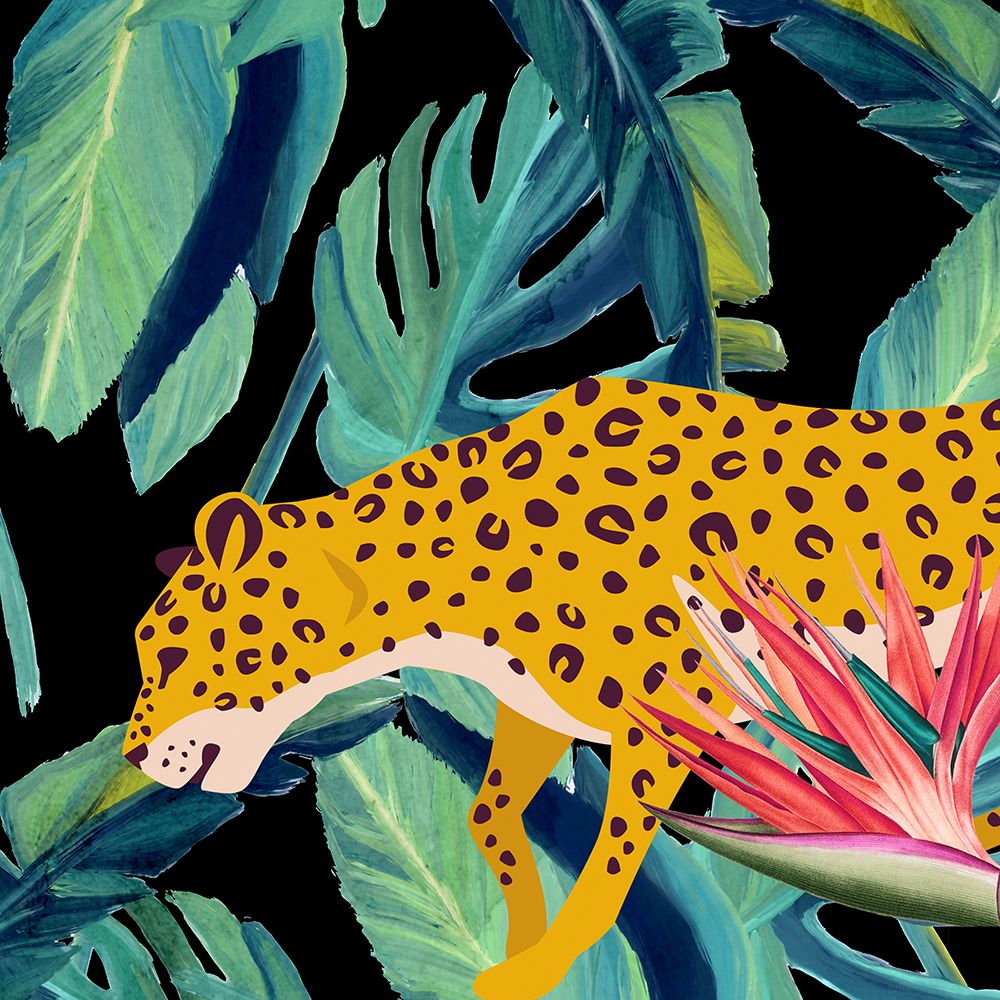 In the Palms Leopards 2 art print by Kimberly Allen for $57.95 CAD