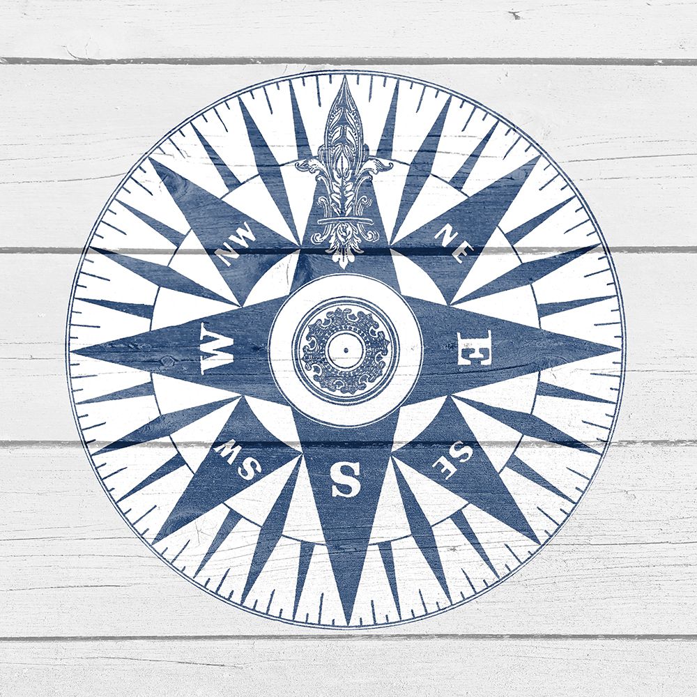 Wood Compass art print by Kimberly Allen for $57.95 CAD