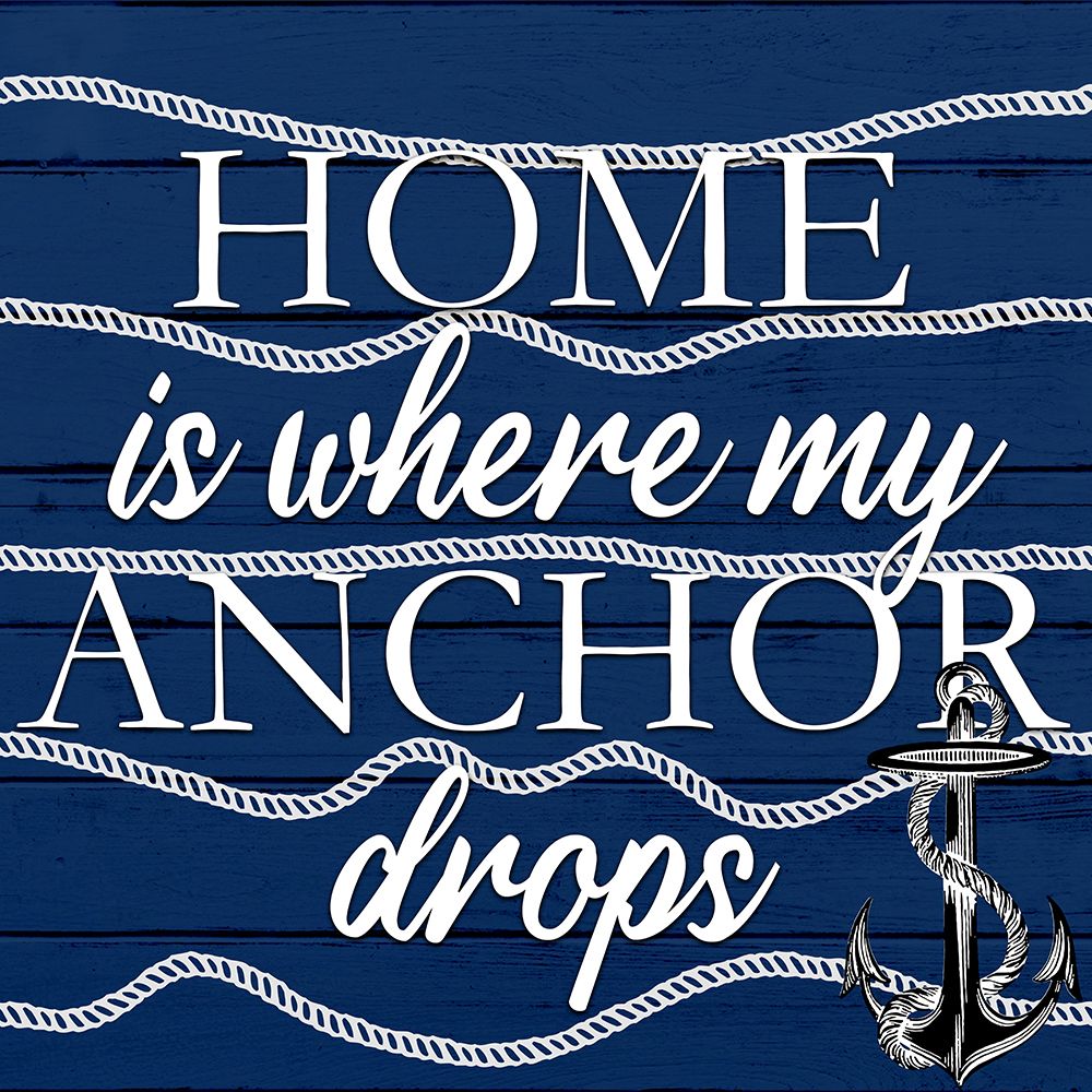 Home Anchor art print by Kimberly Allen for $57.95 CAD