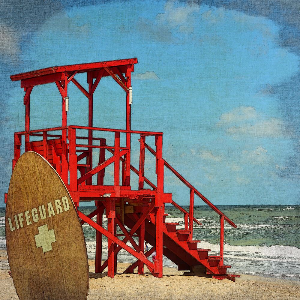 Lifeguard Station art print by Kimberly Allen for $57.95 CAD