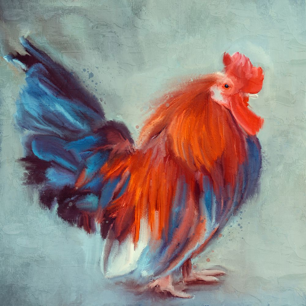 Rooster 1 art print by Kimberly Allen for $57.95 CAD