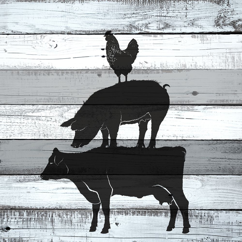 Moo Oink art print by Kimberly Allen for $57.95 CAD