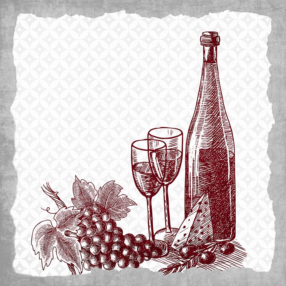 Good Times Wine 4 art print by Kimberly Allen for $57.95 CAD