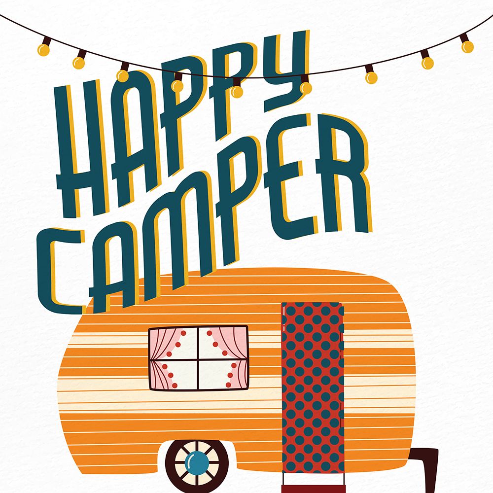 Happy Camper 1 art print by Kimberly Allen for $57.95 CAD
