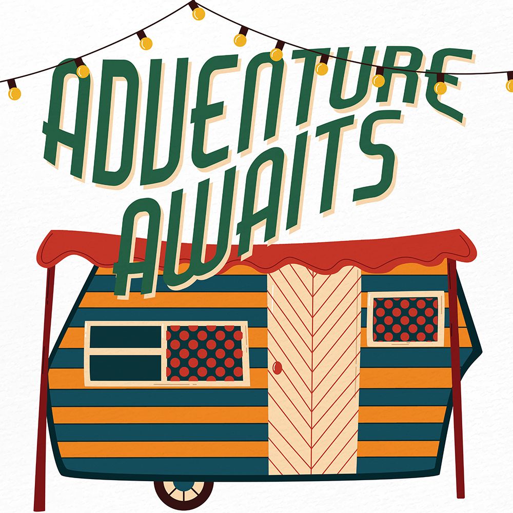 Happy Camper 2 art print by Kimberly Allen for $57.95 CAD