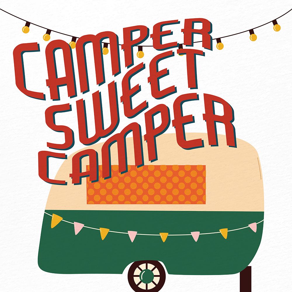 Happy Camper 3 art print by Kimberly Allen for $57.95 CAD