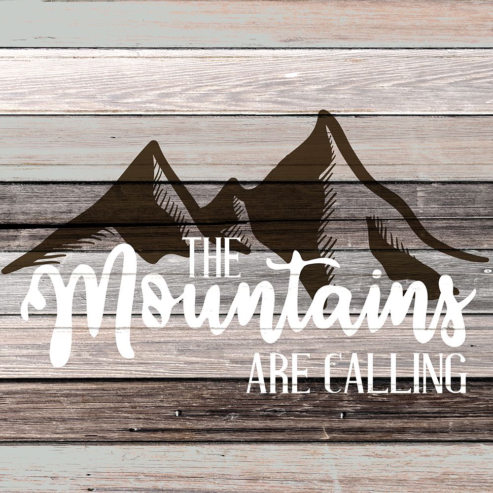 The Mountains 2 art print by Kimberly Allen for $57.95 CAD