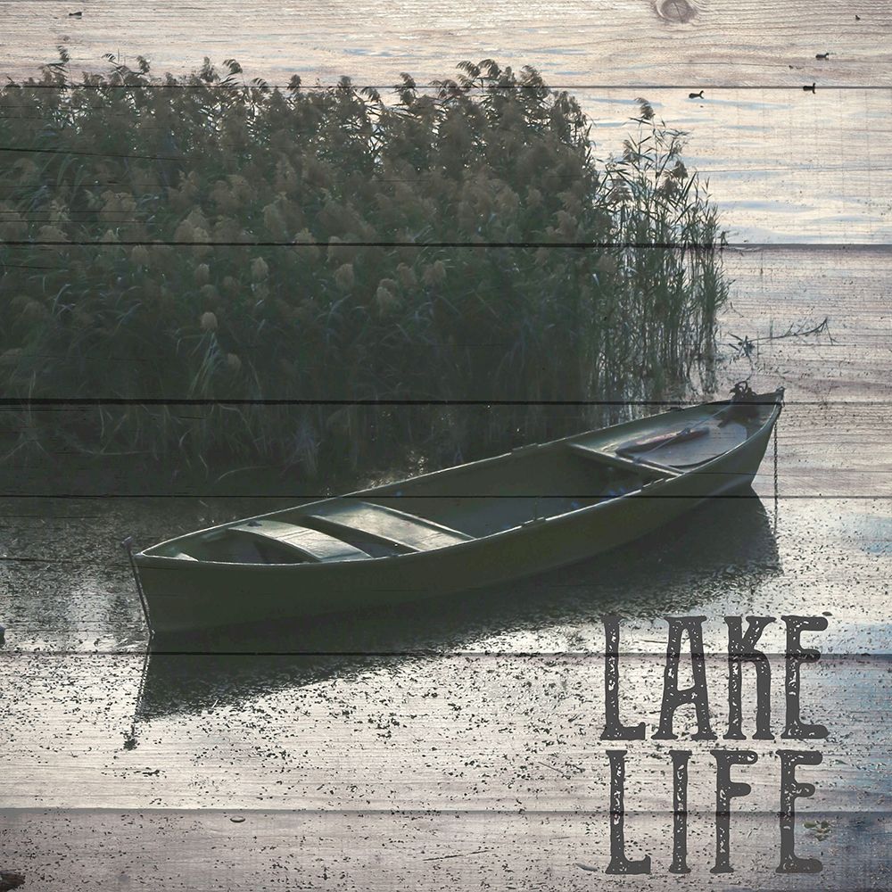 Lake Life Lake Canoe art print by Kimberly Allen for $57.95 CAD