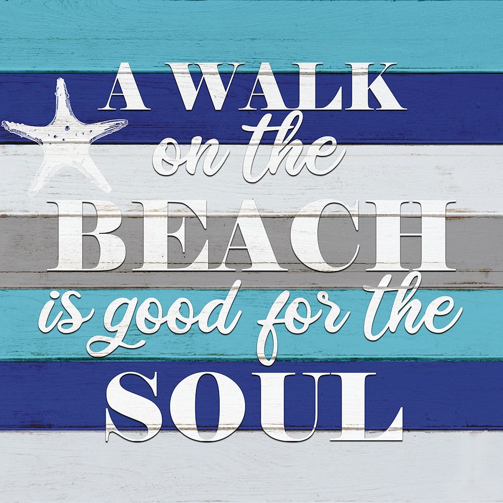 A Walk on the Beach art print by Kimberly Allen for $57.95 CAD